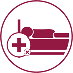 in bed nursing home icon