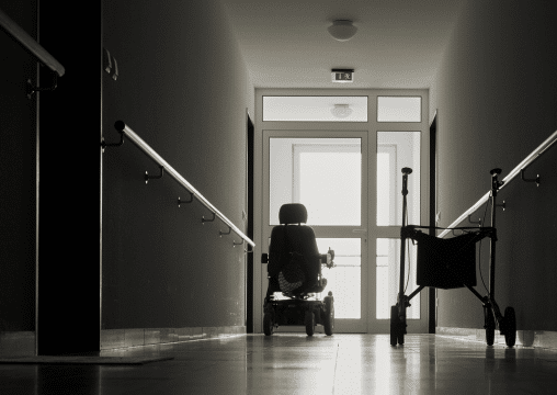 Nursing home - dark hallway